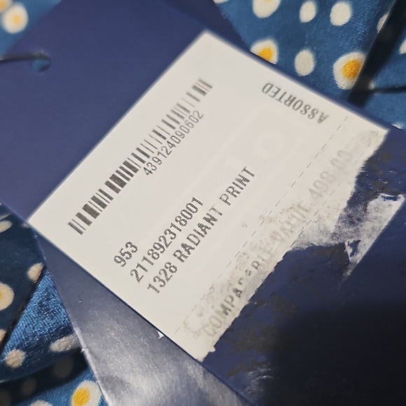 Polo Ralph Lauren Starburst-Motif Satin Wide-Leg Graphic Print Pants Size 6 New - Picture 4 of 12